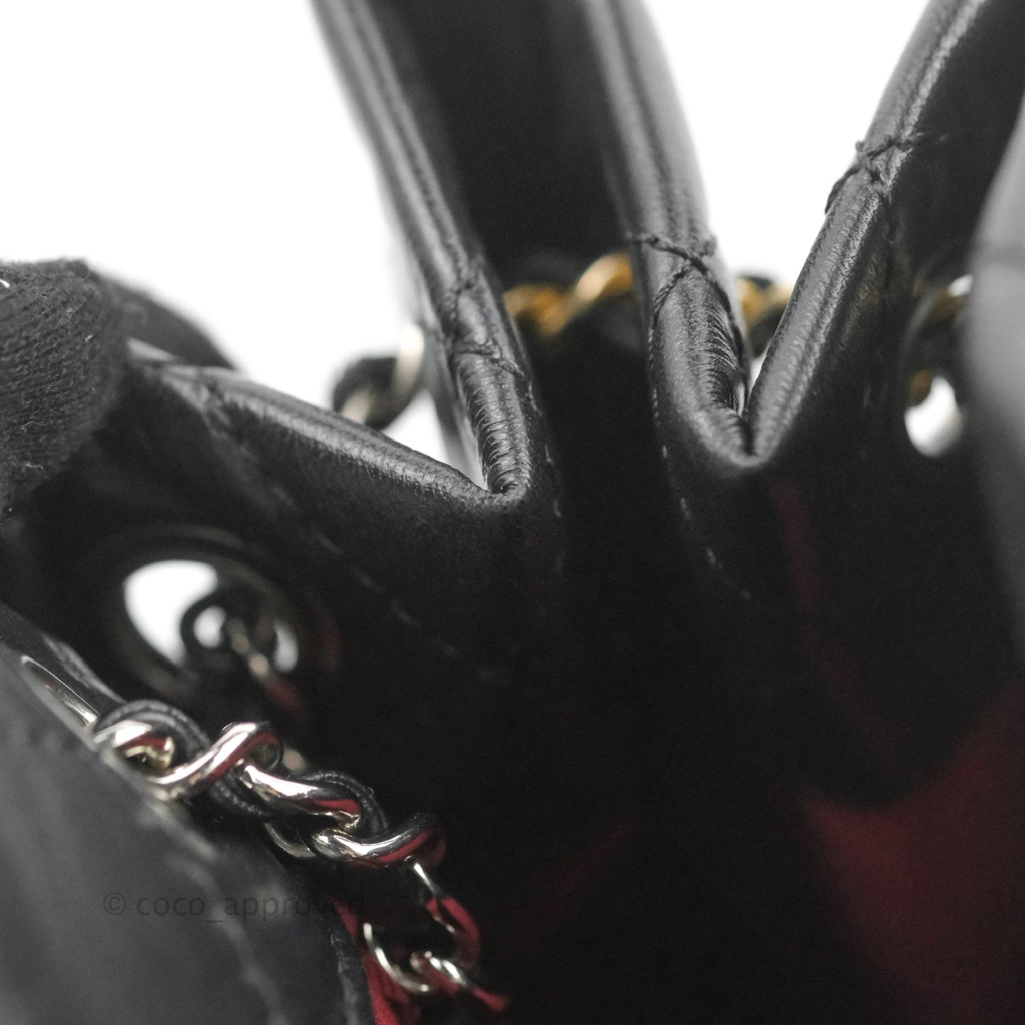Chanel Medium Gabrielle Backpack Black Aged Calfskin