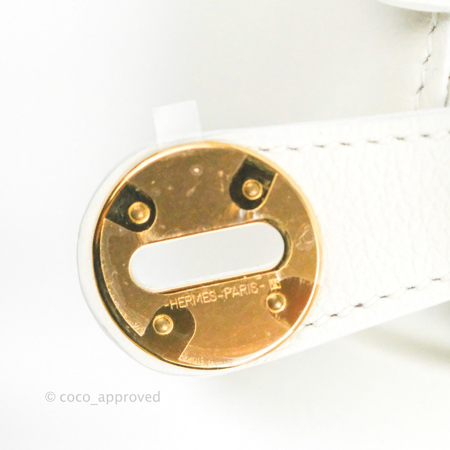 Hermès Lindy 26 Evercolor Blanc Gold Hardware