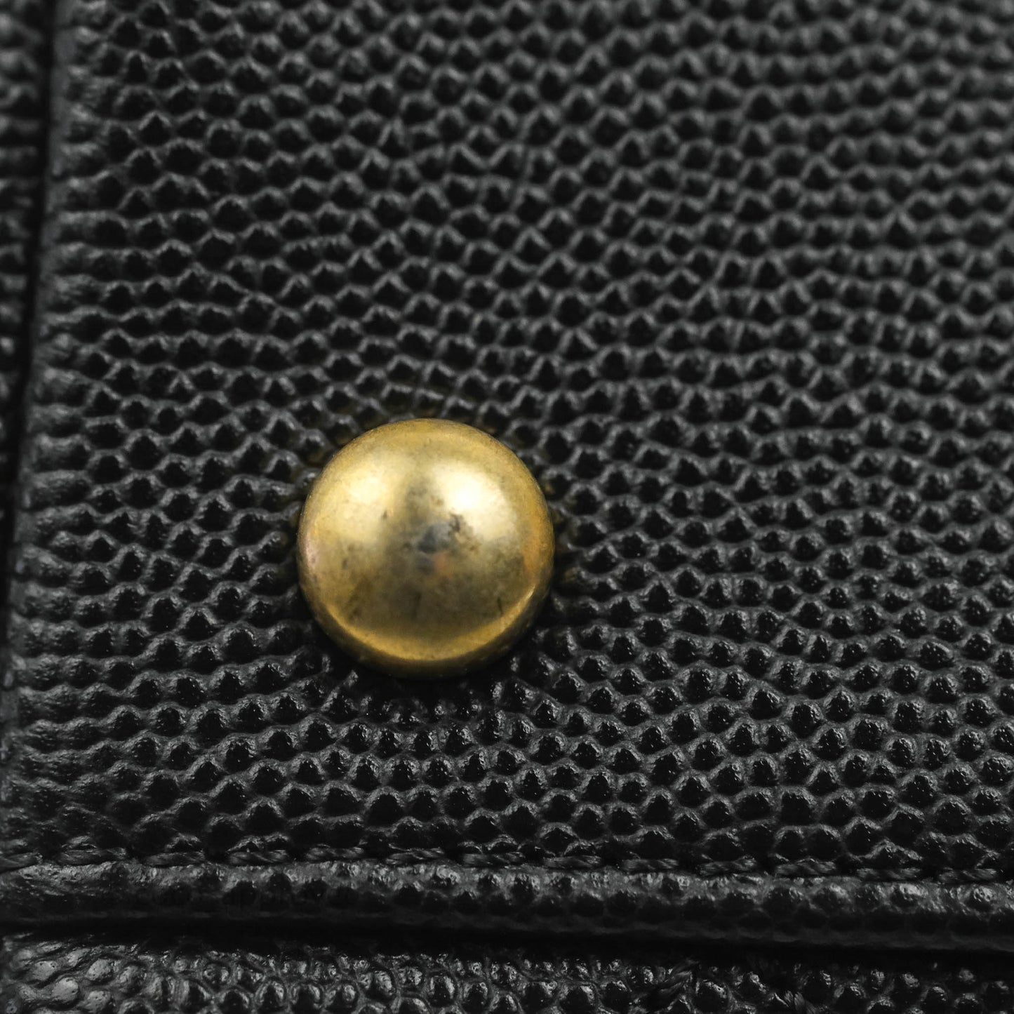 Chanel Medium Coco Handle Quilted Black Caviar Lizard Handle Gold Hardware