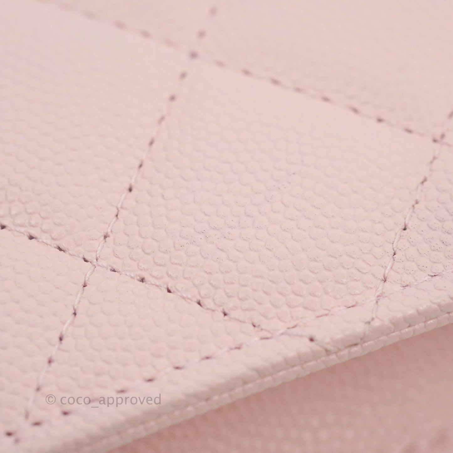 Chanel Quilted Wallet on Chain WOC Crystal Braided CC Light Pink Caviar Gold Hardware