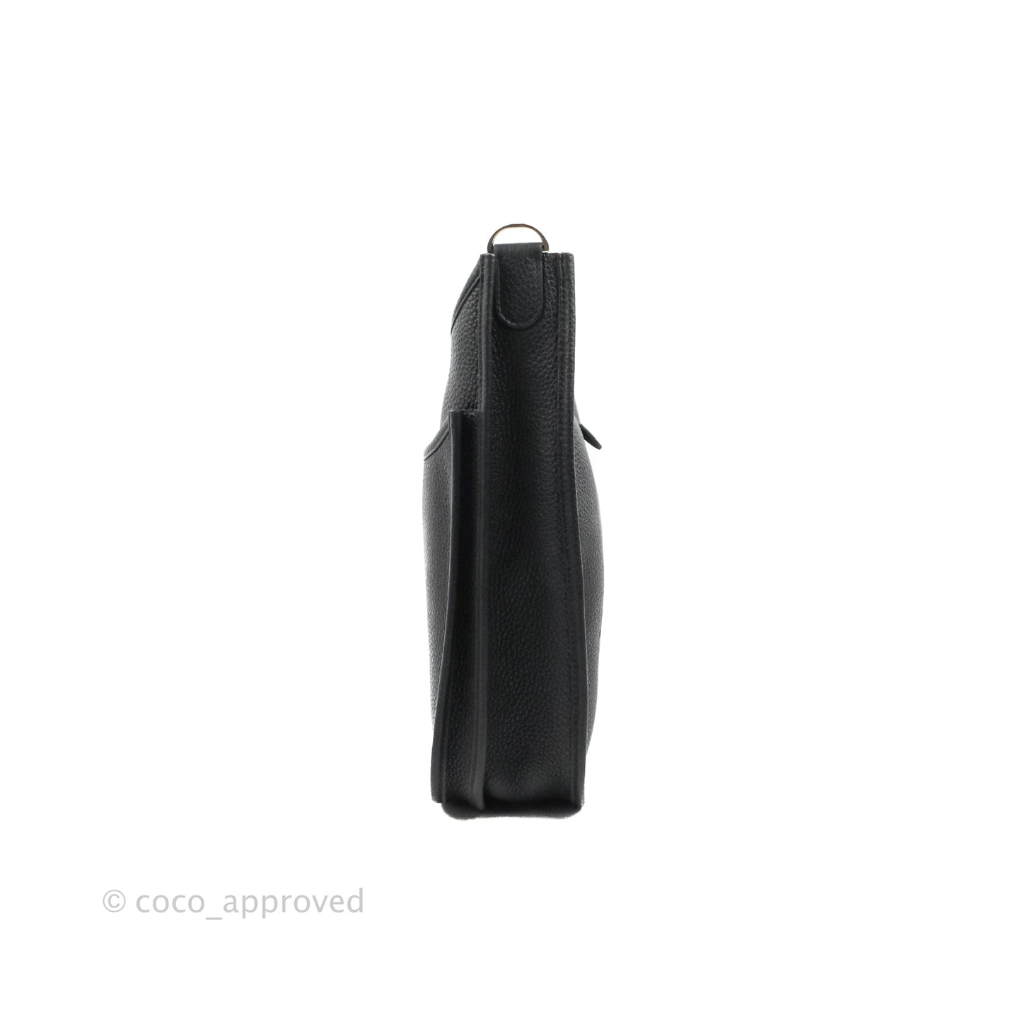 Hermes Evelyne III 29 Black Clemence Silver Hardware
