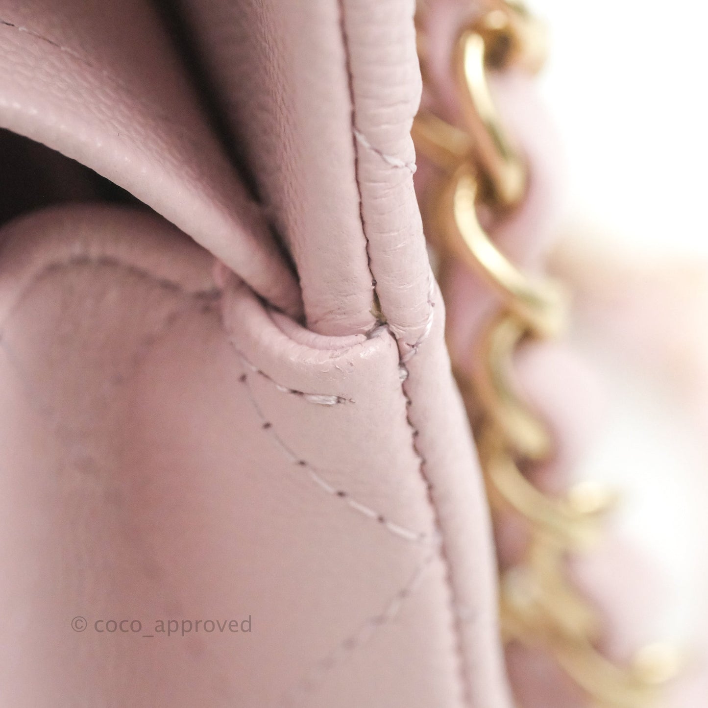 Chanel Classic Small S/M Flap Pink Caviar Gold Hardware