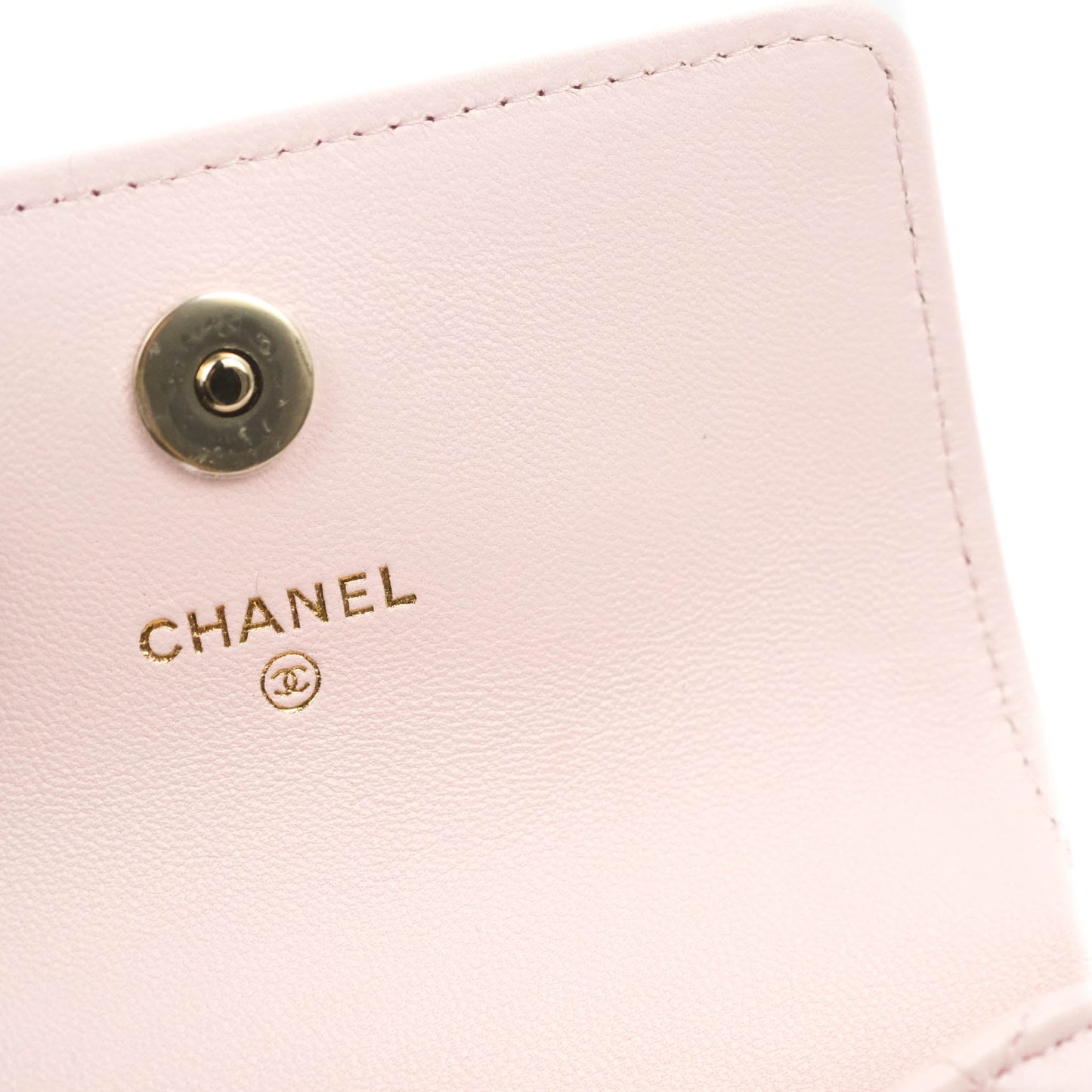 Chanel Mini Clutch With Chain Pink Lambskin Gold Hardware