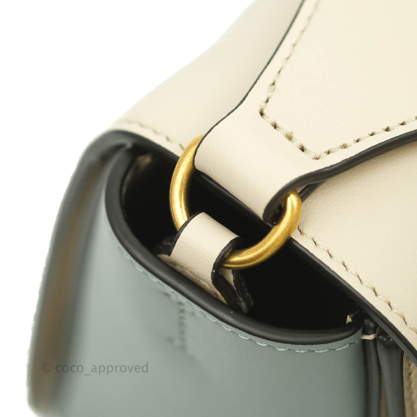 Celine Frame Bag Blue & Optic White