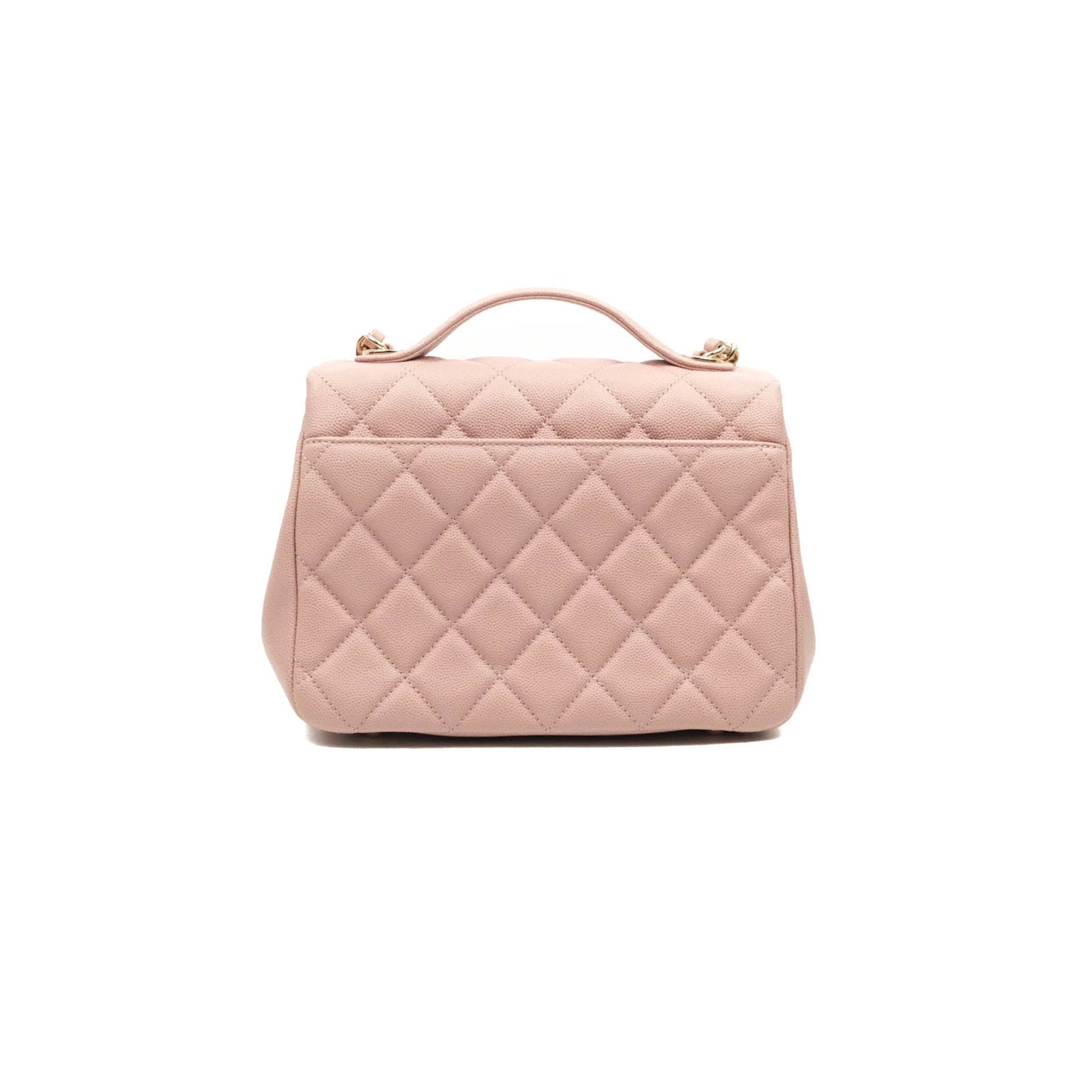 Chanel Quilted Medium Business Affinity Flap Pink Caviar Gold Hardware