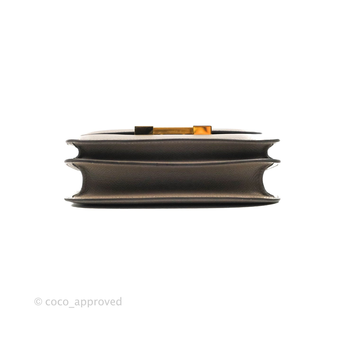 Hermès Constance Mini 18cm 8F Gris Etain Epsom Gold Hardware
