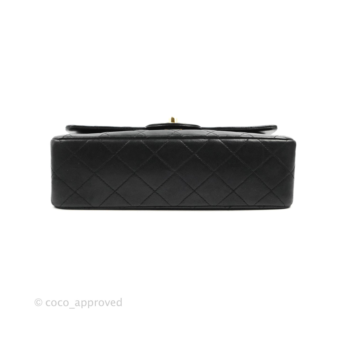 Chanel Classic Vintage Small Flap Black Lambskin 24K Gold Hardware