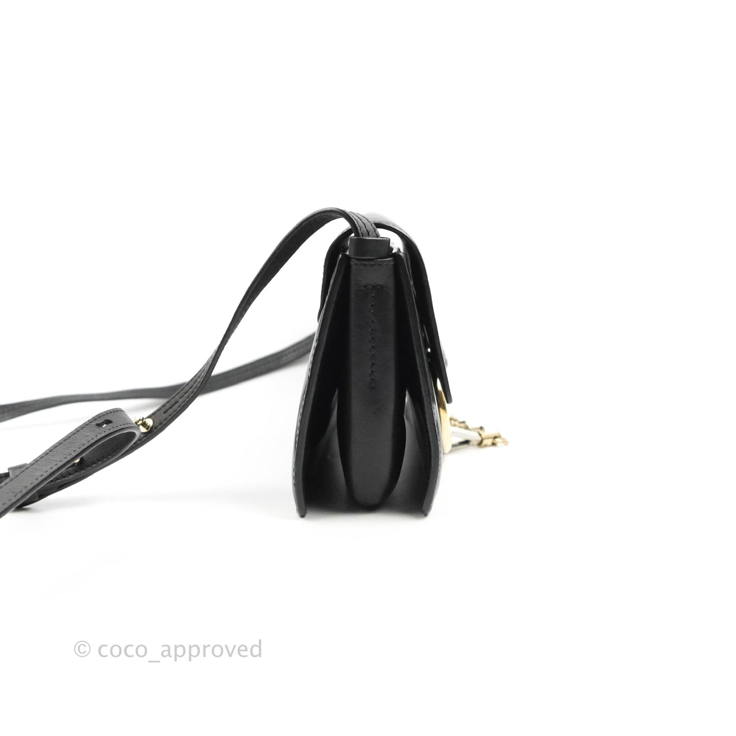 Chloe Small Faye Shoulder Bag Quilted Black Calfskin
