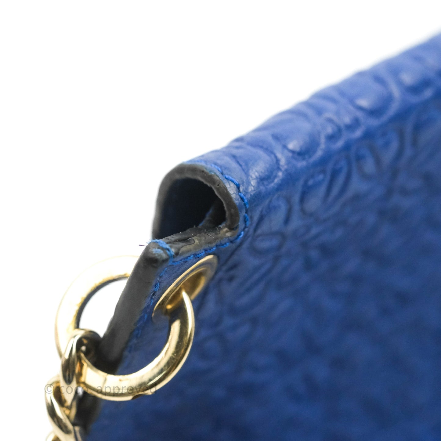Loewe Avenue Chain Bag Anagram Blue