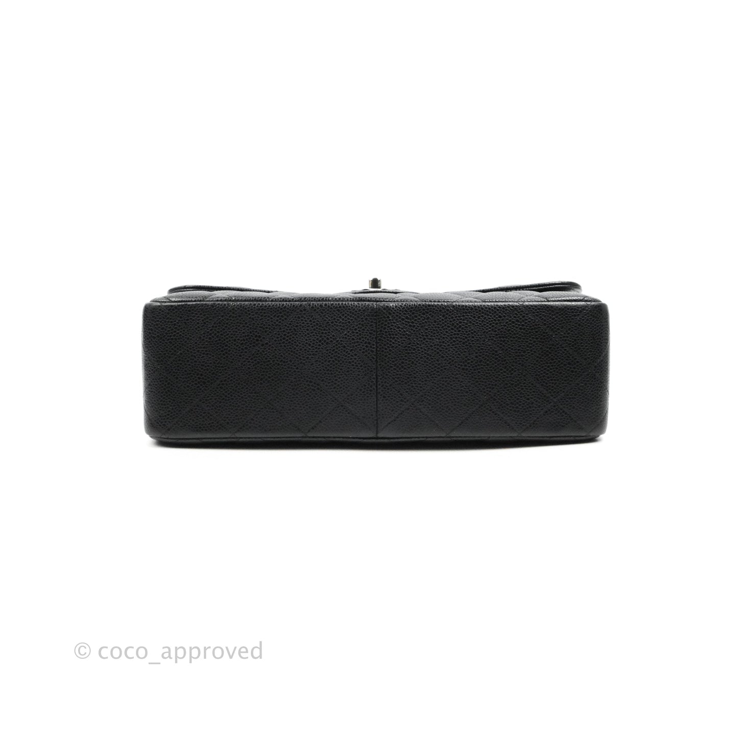 Chanel Jumbo Double Flap Black Caviar Silver Hardware⁣⁣