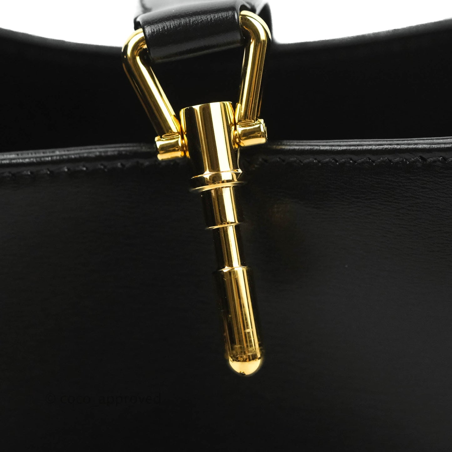 Gucci Jackie 1961 Black Small Shoulder Bag Gold Hardware