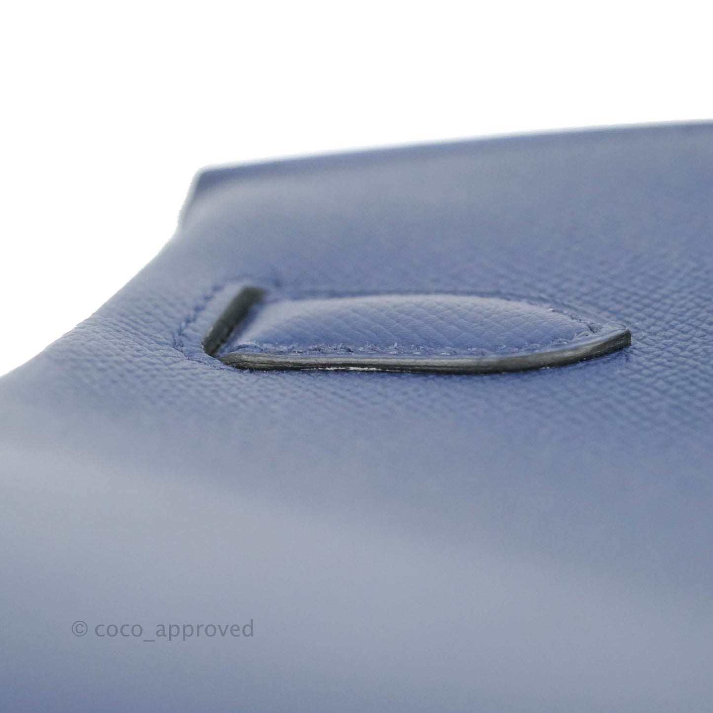 Hermès Birkin 30 Blue Sapphire Epsom Palladium Hardware