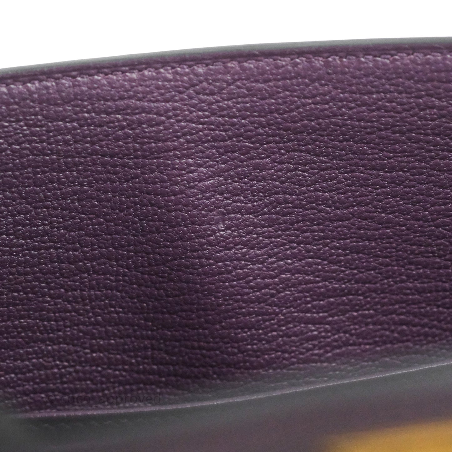 Hermès Retourne Kelly 25 Cassis Gold Hardware