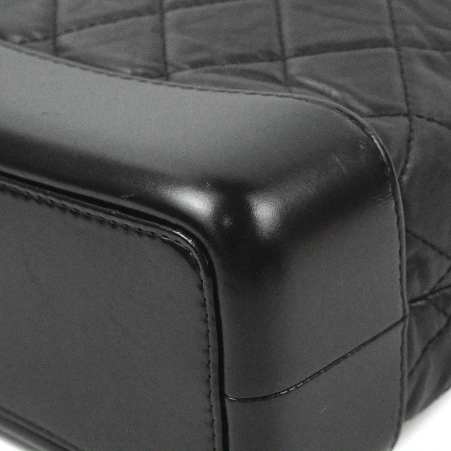 Chanel Small Gabrielle Backpack Black Aged Calfskin
