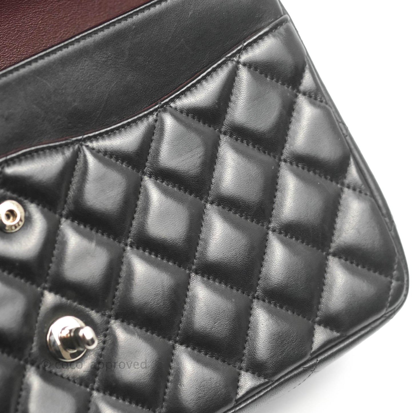 Chanel Jumbo Double Flap Black Lambskin Silver Hardware⁣⁣