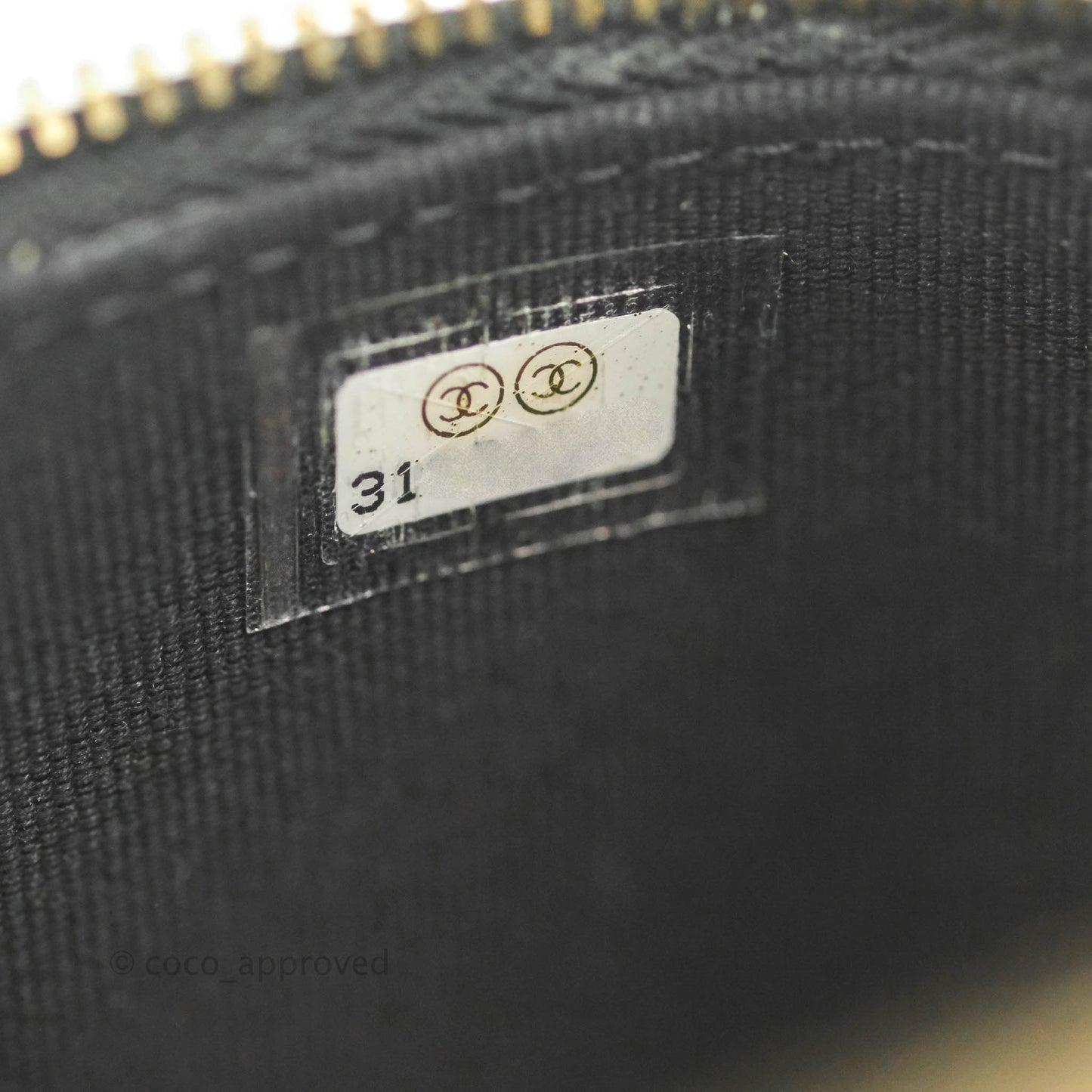 Chanel Mini Top Handle Vanity With Chain Black Lambskin Gold Hardware