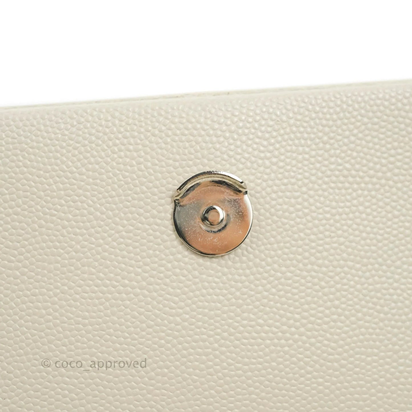 Saint Laurent Small Classic Monogram Kate Tassel Satchel White Grained Calfskin