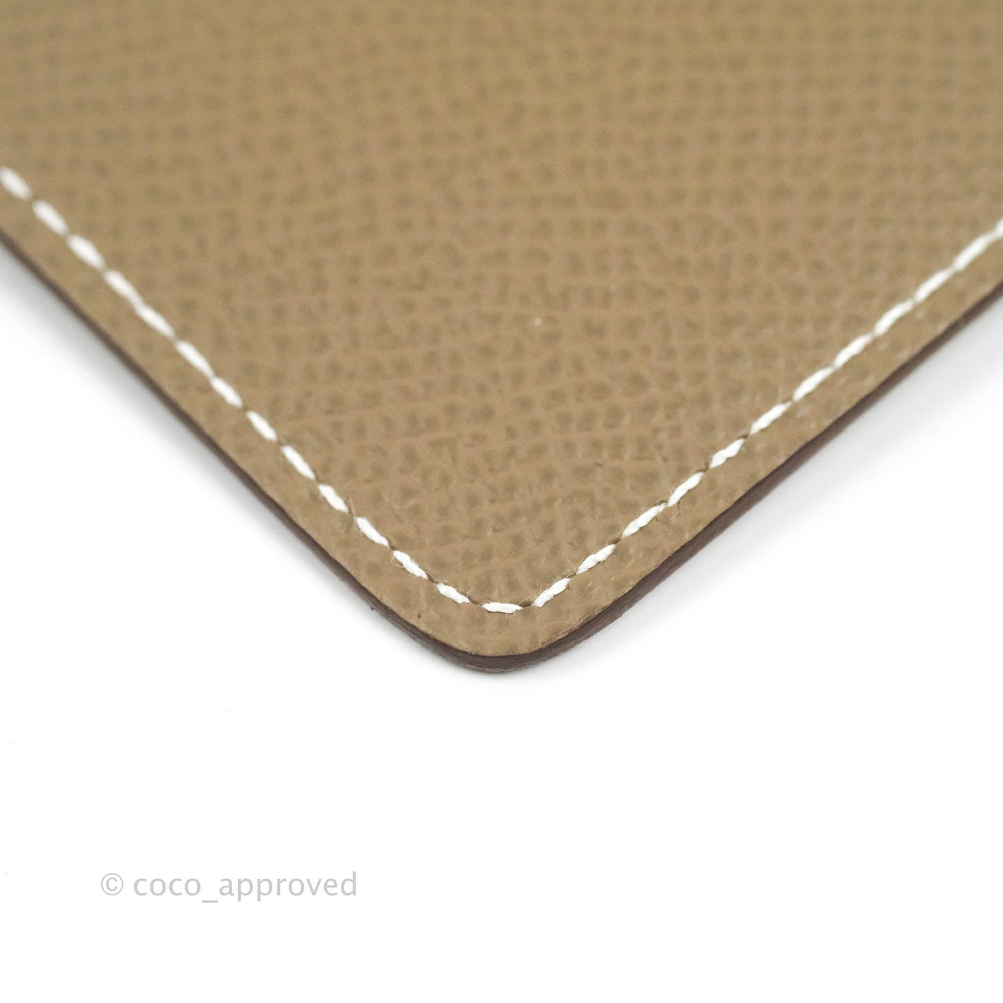 Hermès Constance Slim Wallet Etoupe Epsom Palladium Hardware