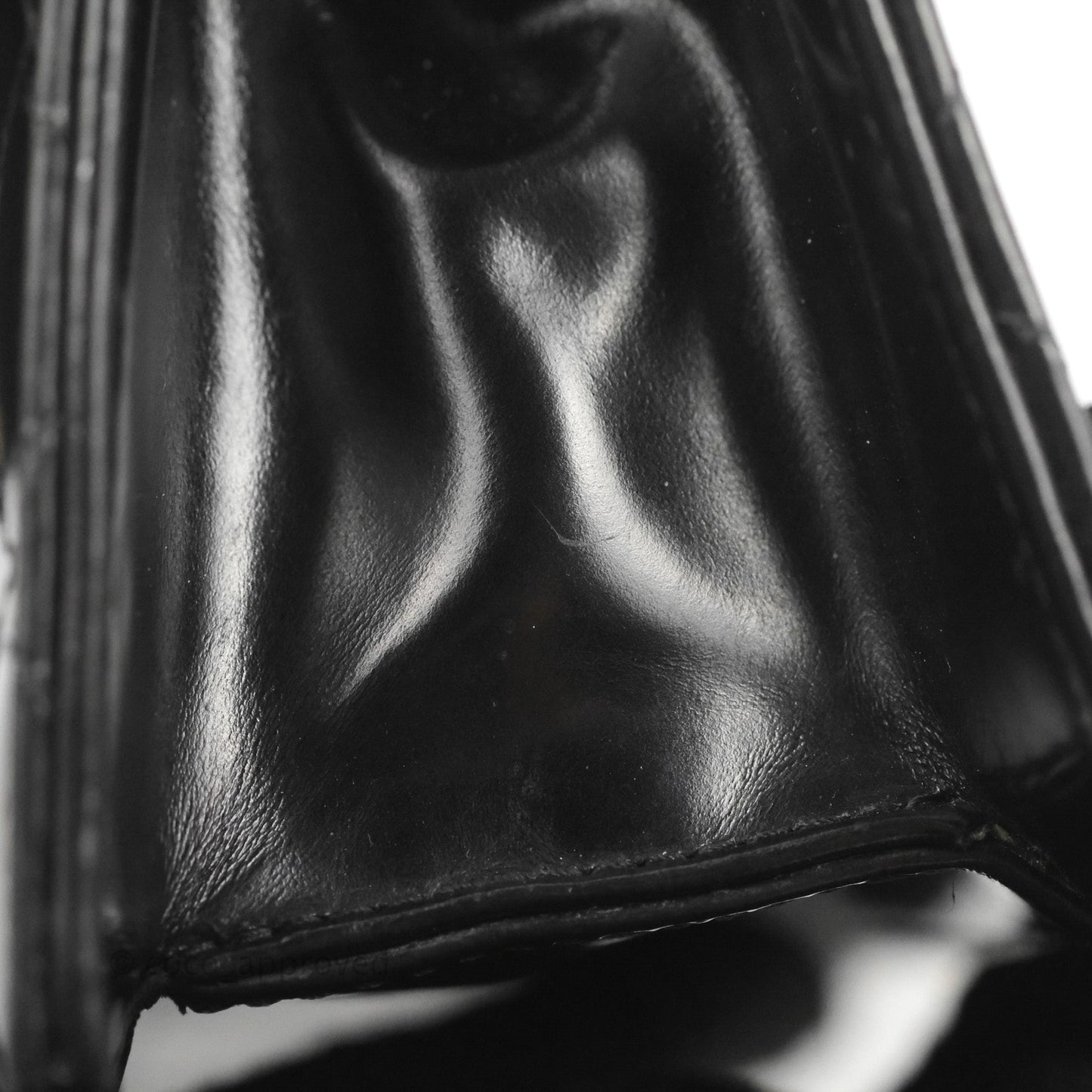 Chanel Mini Flap Clutch with Chain Black Gold Hardware