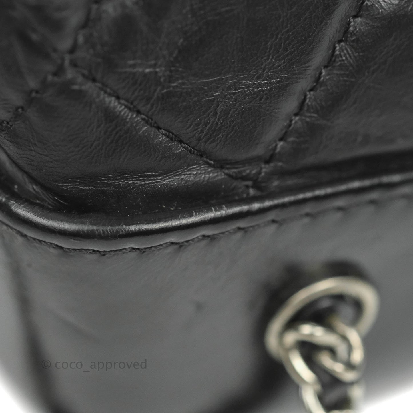 Chanel Small Gabrielle Backpack Black Aged Calfskin