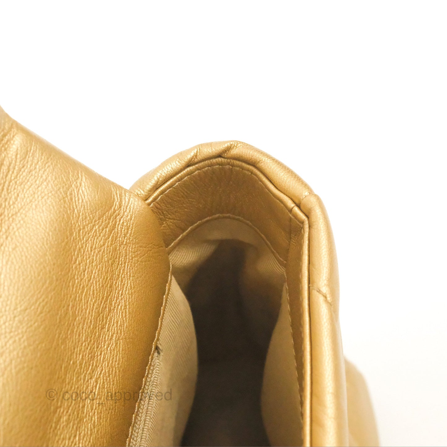 Chanel 19 Small Metallic Gold Lambskin Mixed Hardware