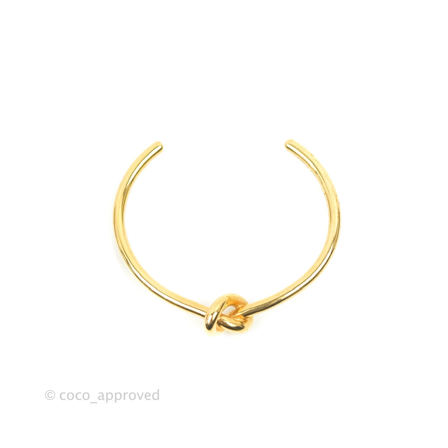 Celine Knot Extra-thin Bracelet Gold Tone