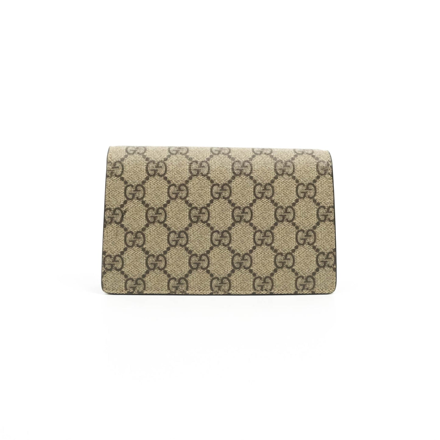 Gucci Dionysus GG Supreme Super Mini Crossbody Bag Ruthenium Hardware