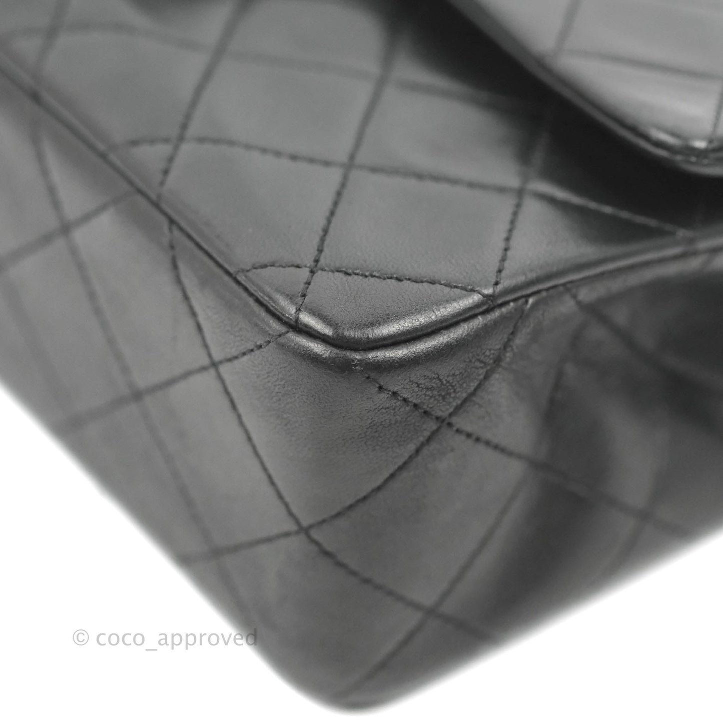 Chanel Classic Vintage Small Flap Black Lambskin 24K Gold Hardware