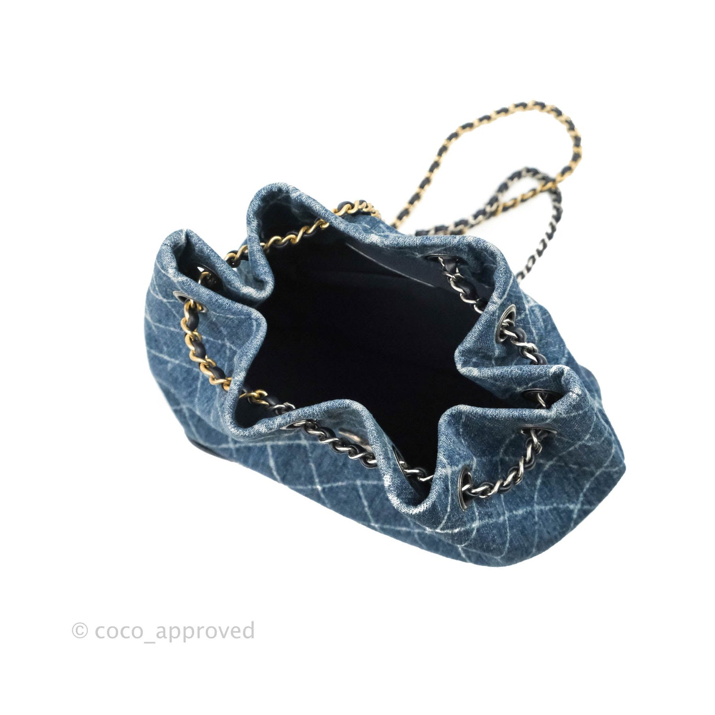Chanel Small Gabrielle Backpack Denim