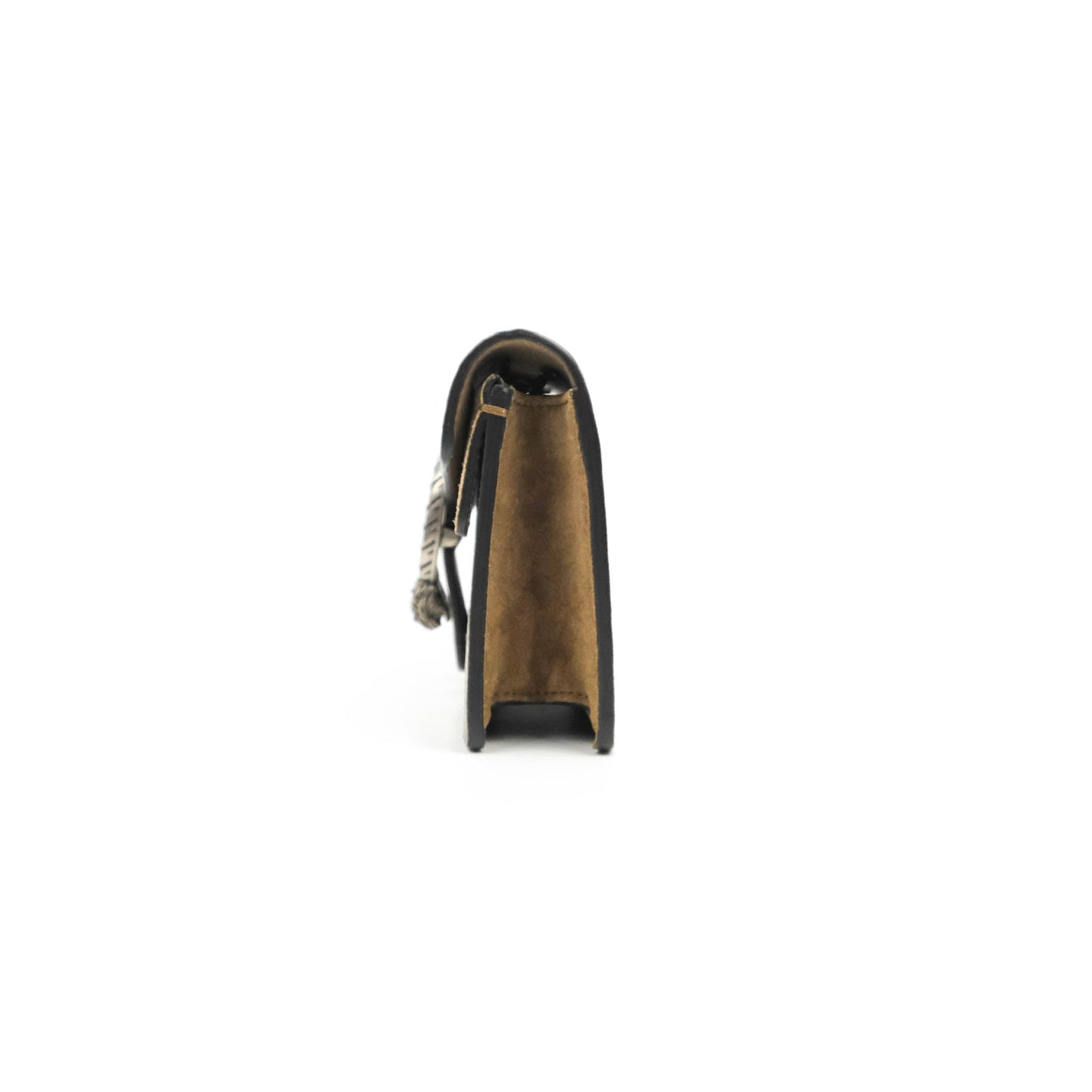 Gucci Dionysus GG Supreme Super Mini Crossbody Bag Ruthenium Hardware