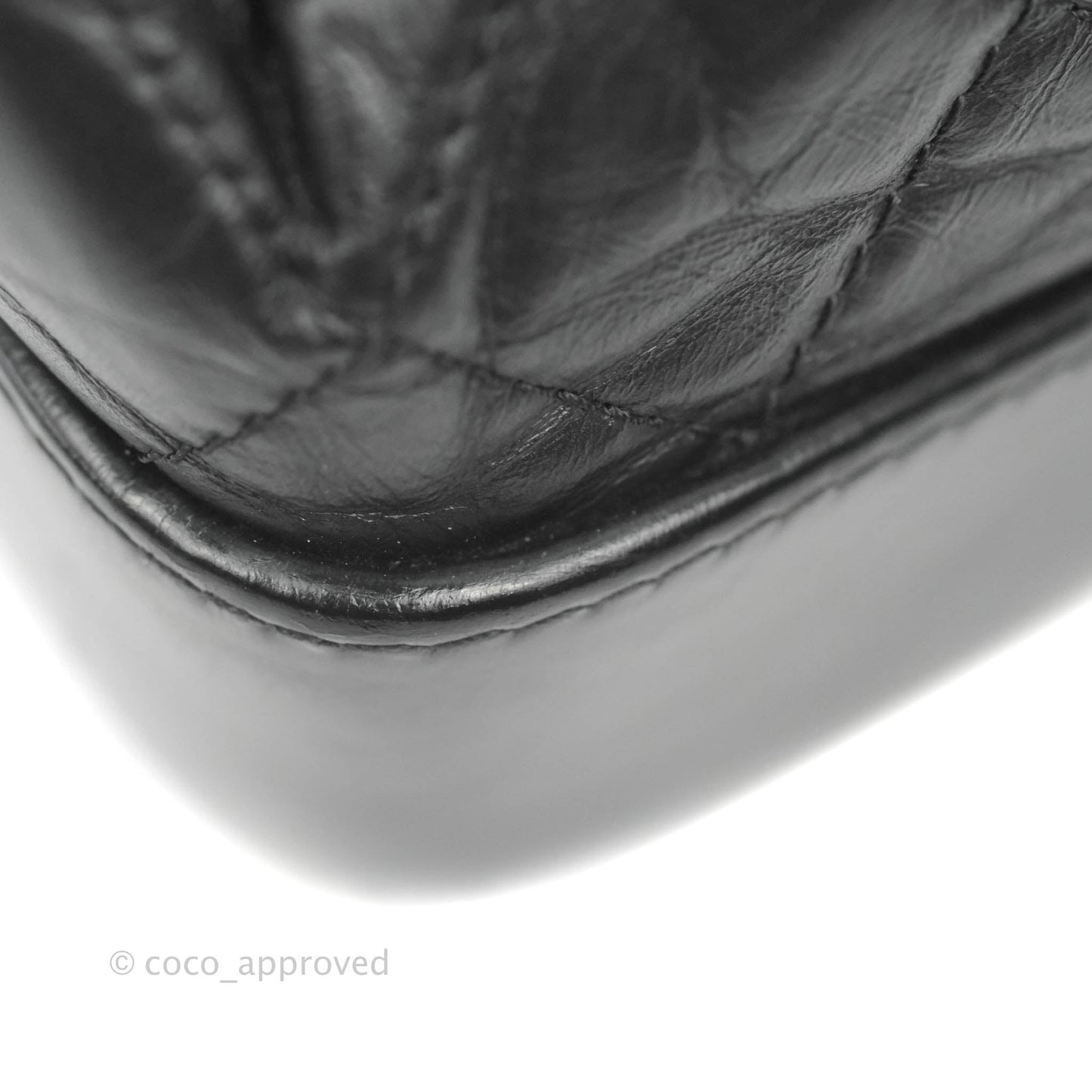 Chanel Small Gabrielle Backpack Black Aged Calfskin