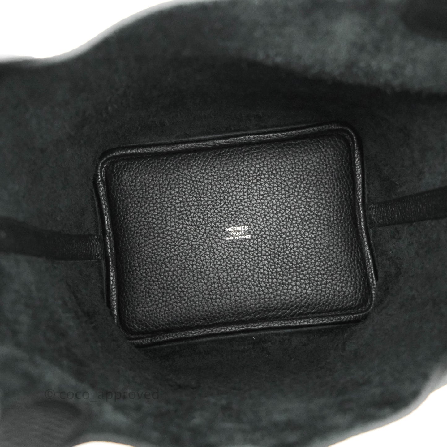 Hermès Taurillon Clemence Picotin Lock 18 PM Black Palladium Hardware