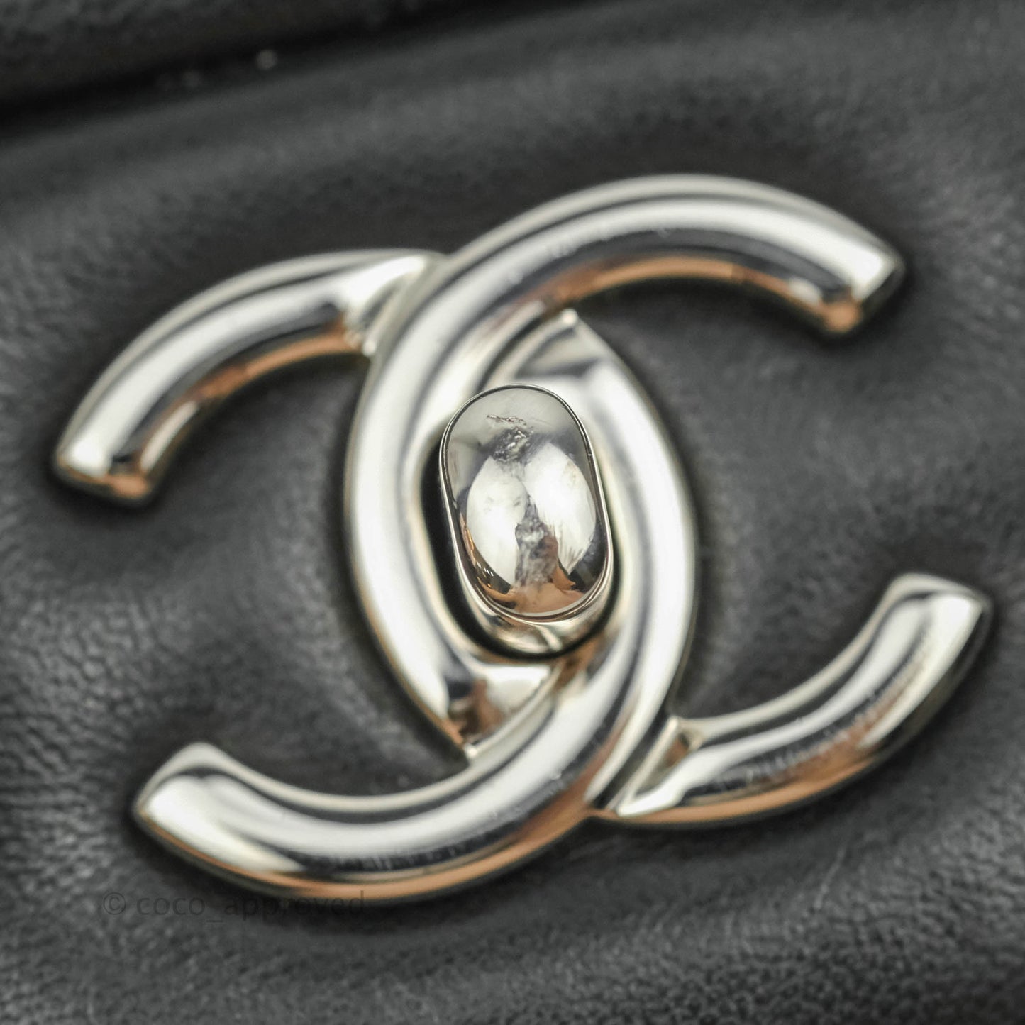 Chanel Jumbo Double Flap Black Lambskin Silver Hardware⁣⁣