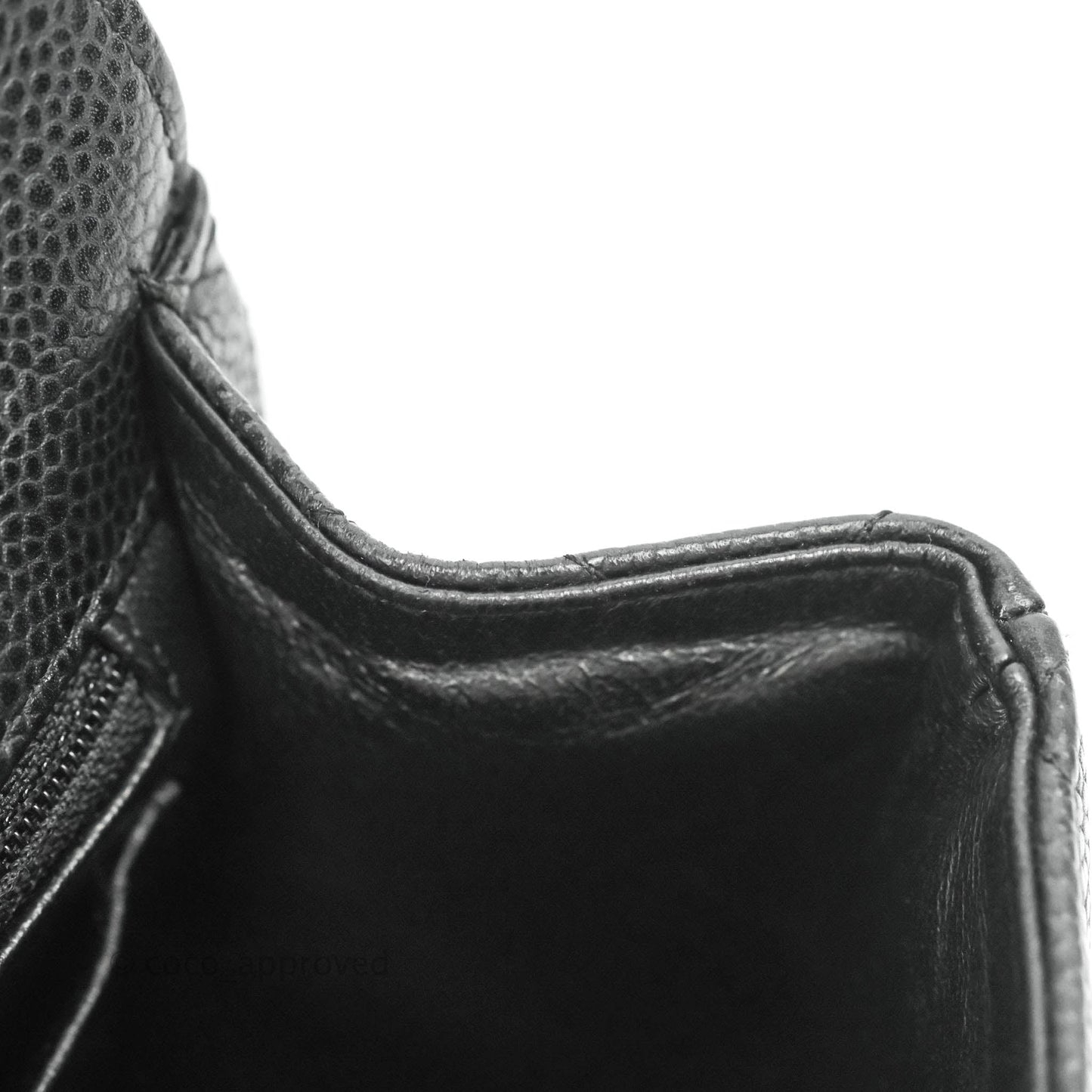 Chanel Jumbo Single Flap Black Caviar Gold Hardware