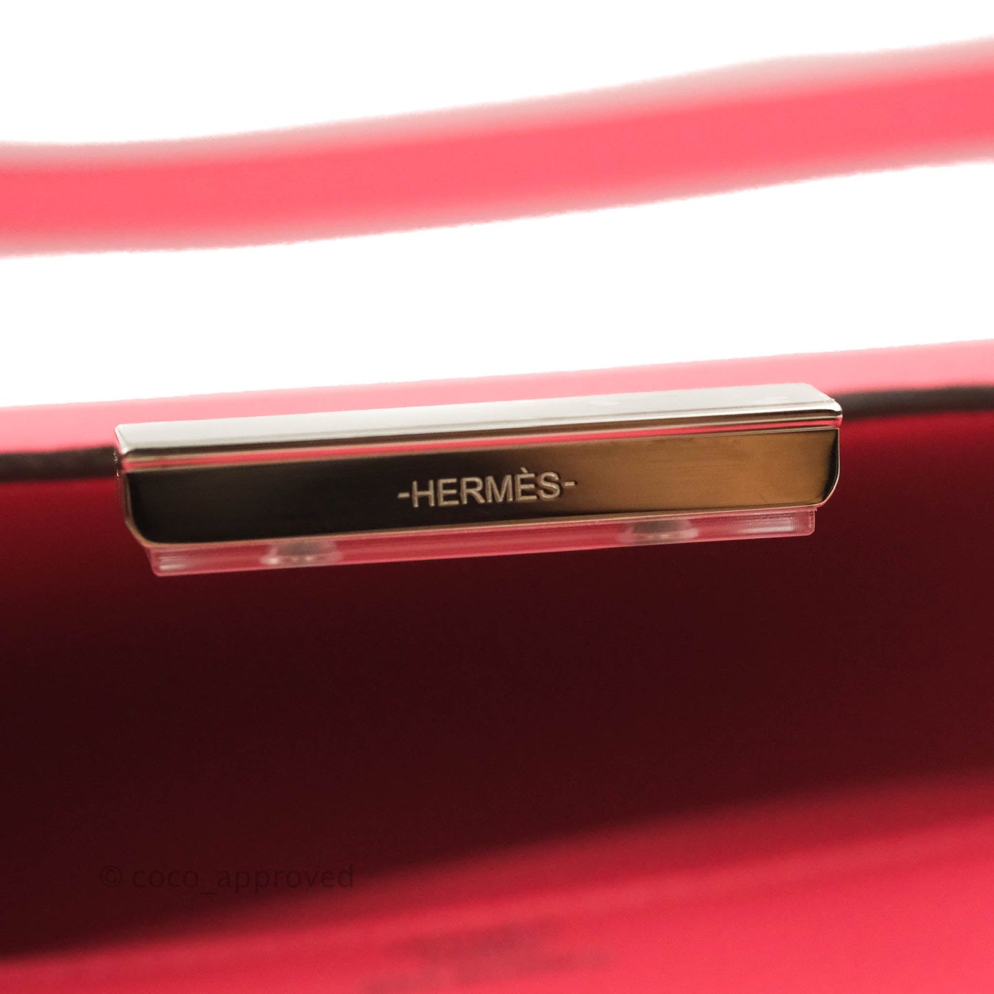 Hermès Constance Mini 18cm Rose Azalee Evercolor Palladium Hardware