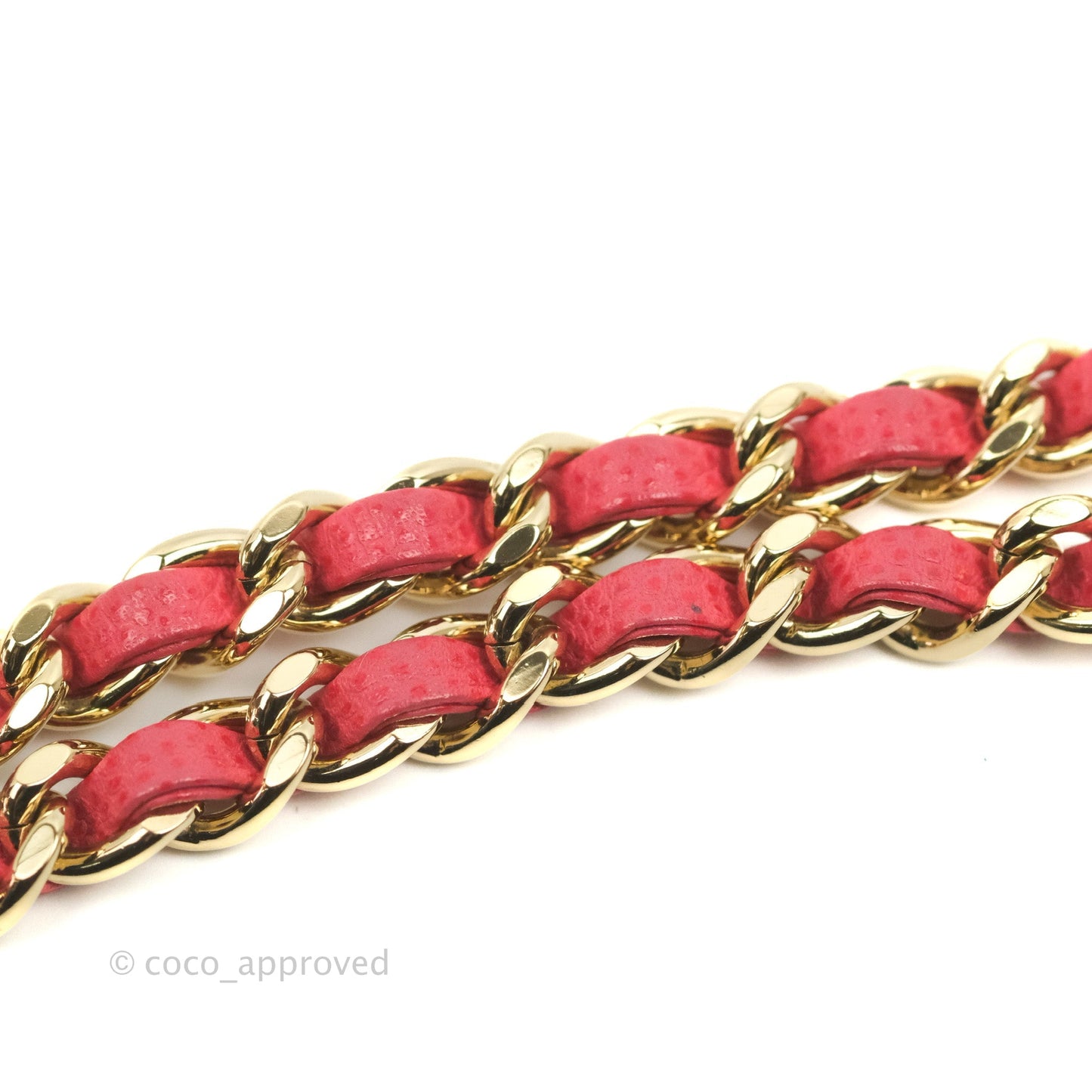 Chanel Quilted Clutch With Chain Pink Caviar Gold Hardware