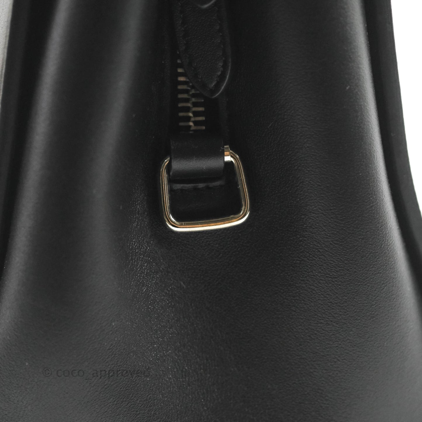 Saint Laurent Larger Jane Bag Black Silver Hardware
