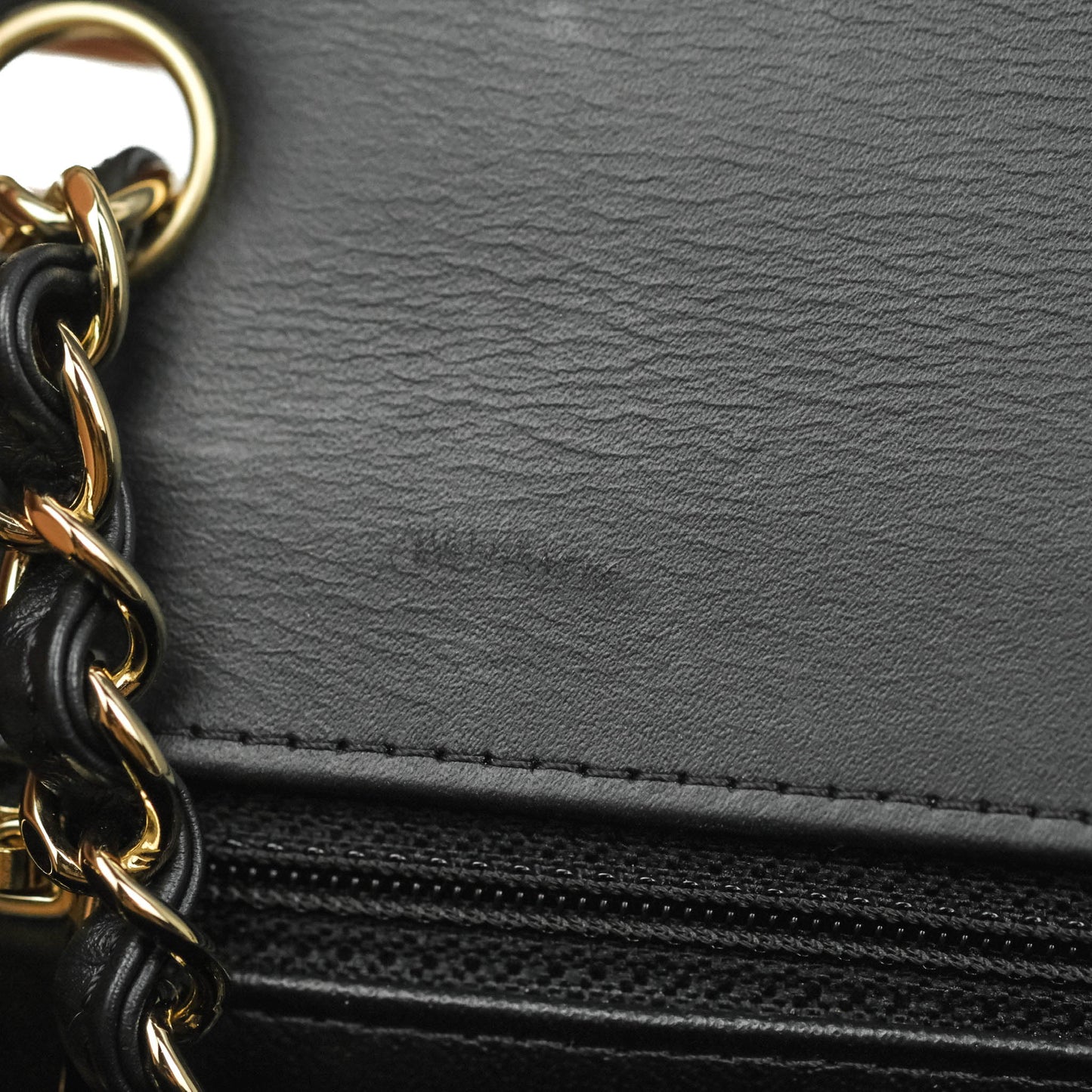 Chanel Quilted Mini Rectangular Flap Black Patent Gold Hardware