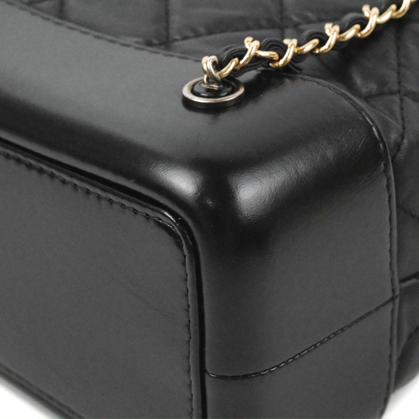 Chanel Small Gabrielle Backpack Black Aged Calfskin