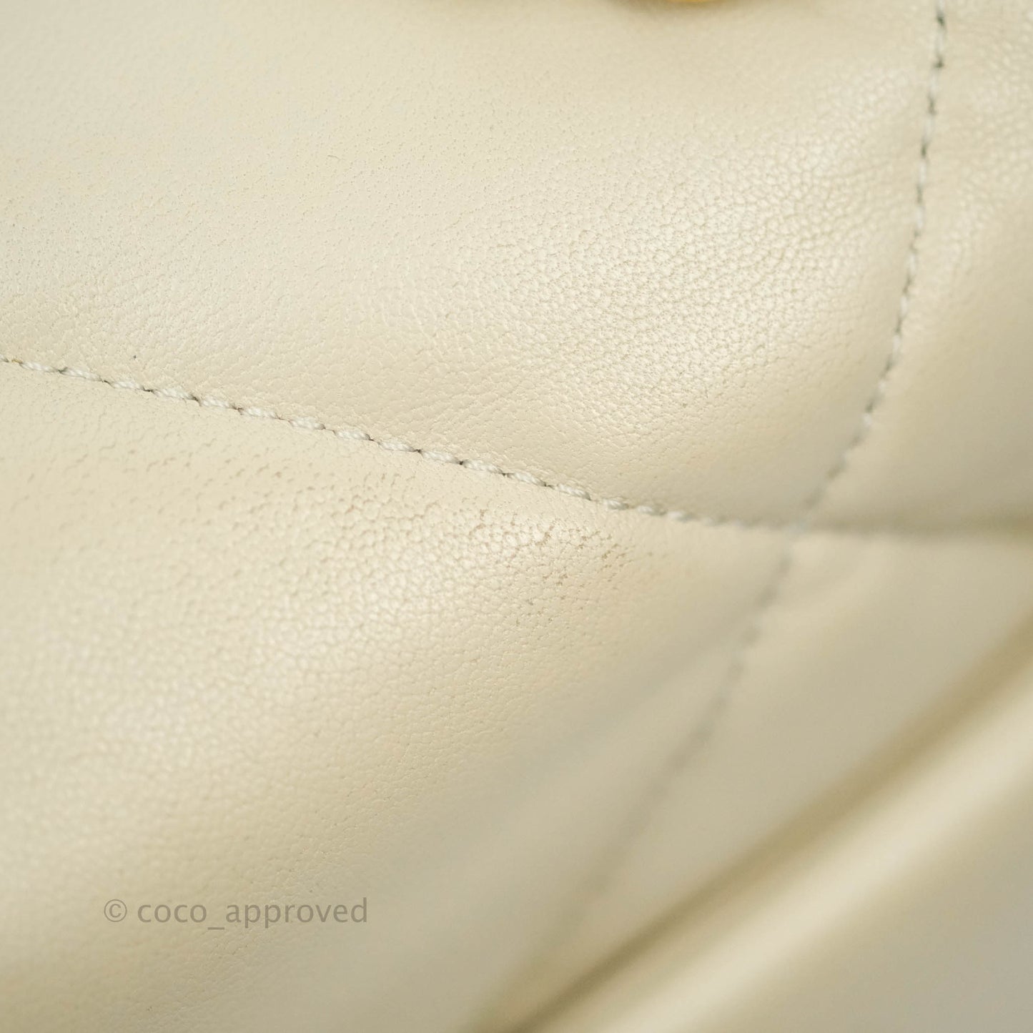 Chanel 19 Small Light Beige Lambskin Mixed Hardware 21C