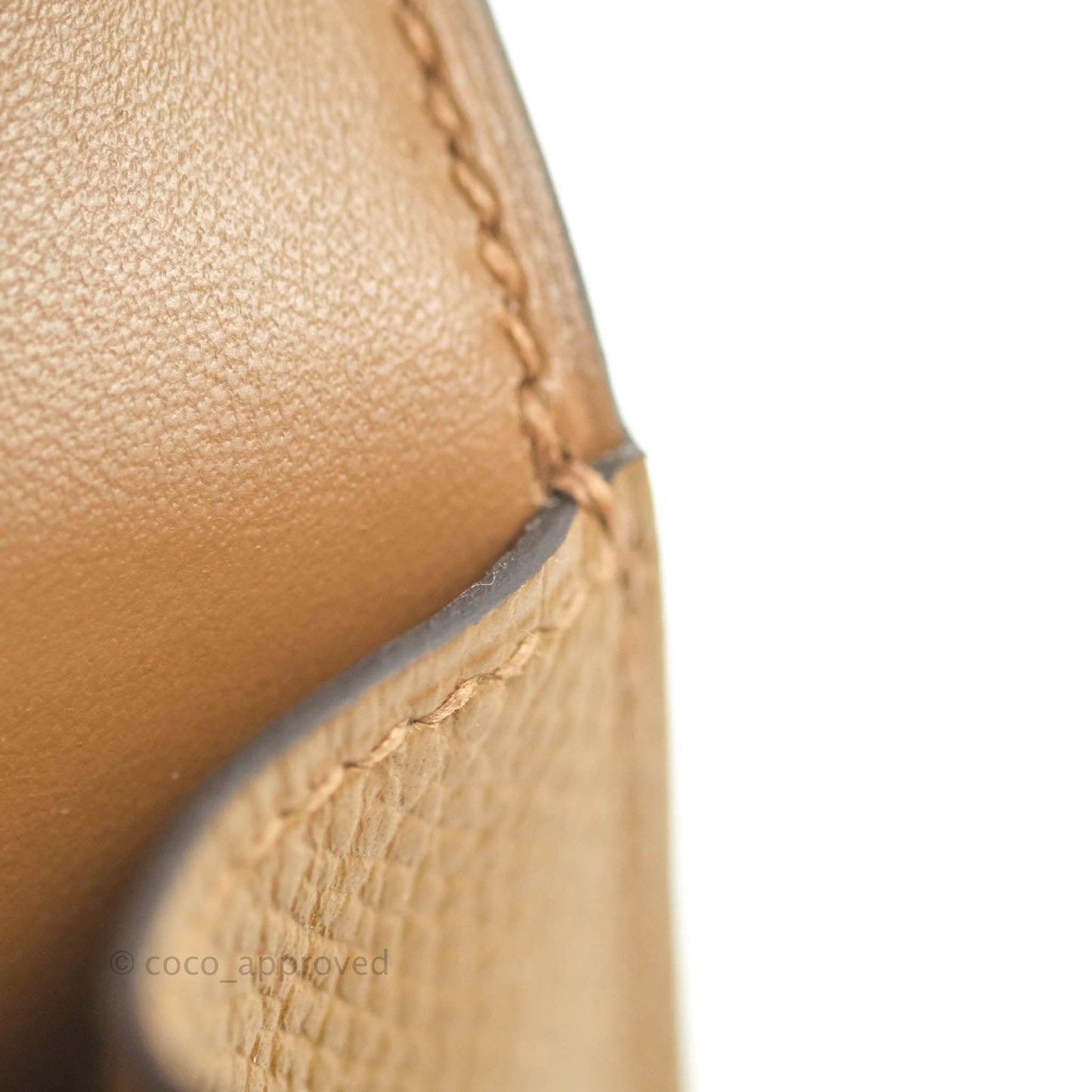Hermès Constance Mini 18cm Alezan Epsom Gold Hardware