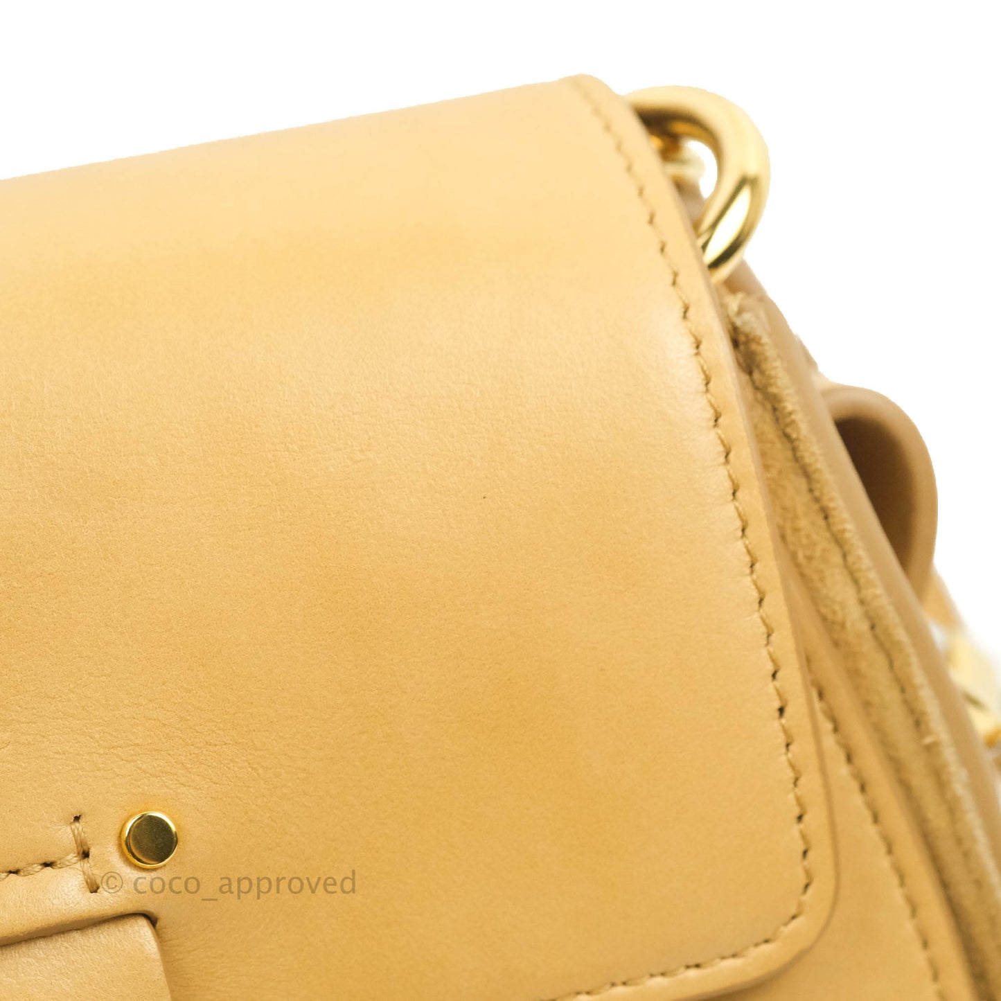 Chloé Small Tess Bag Beige Calfskin