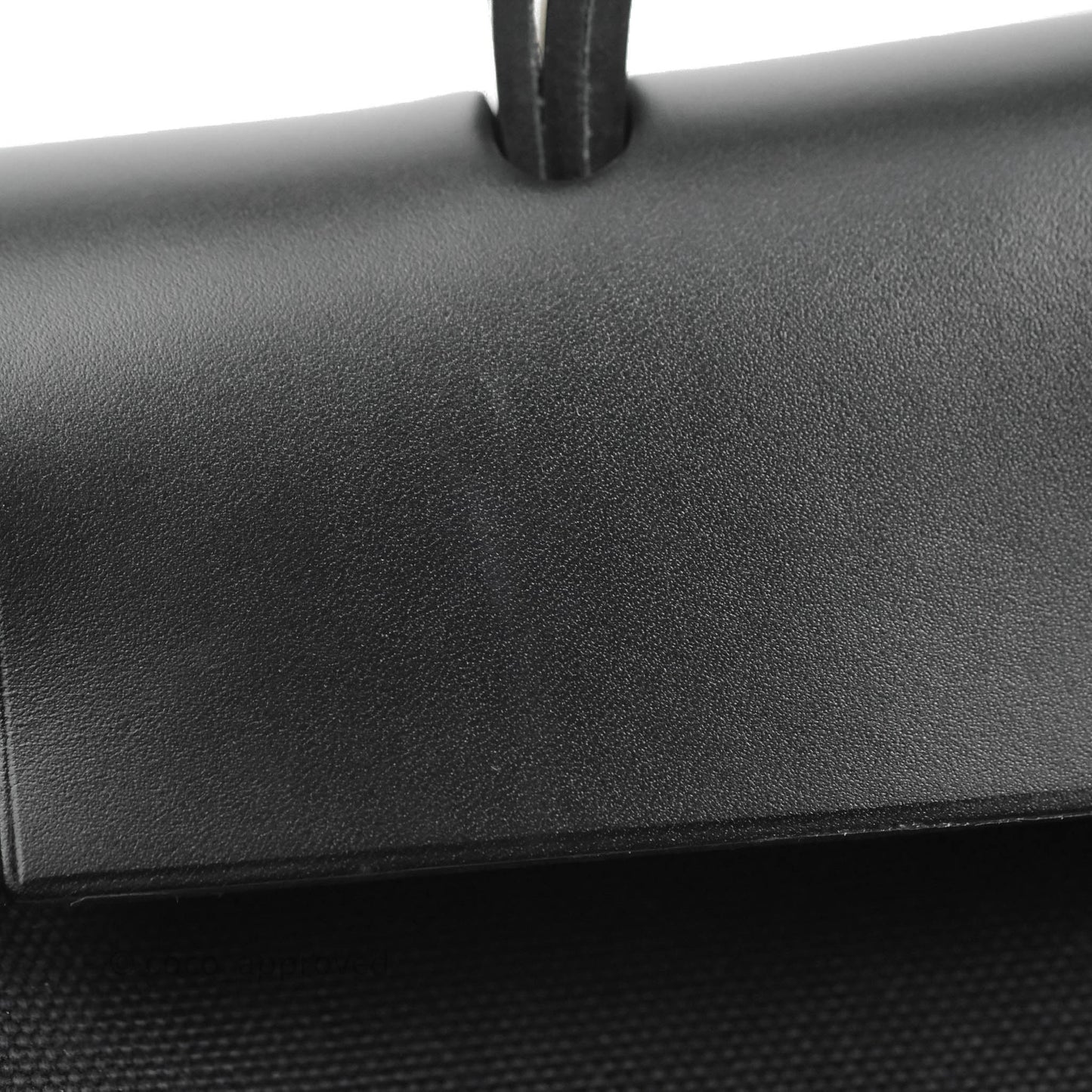 Hermès Herbag Zip 31 Black Canvas Palladium Hardware