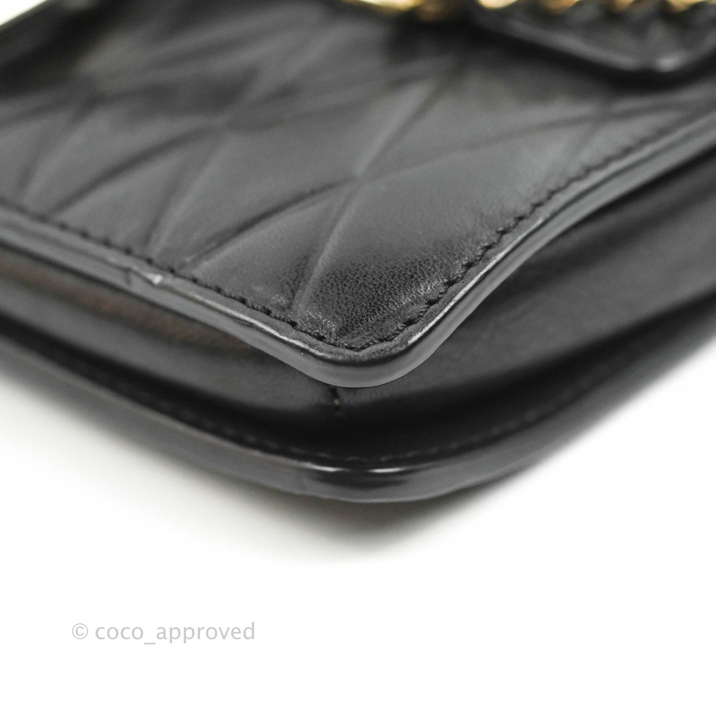 Chloe Small Faye Shoulder Bag Quilted Black Calfskin