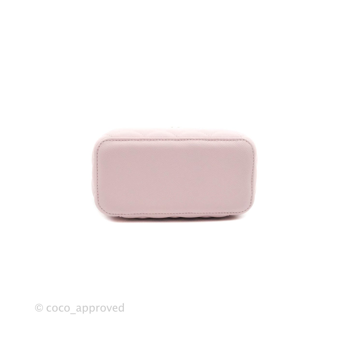 Chanel Vanity with CC Chain Light Pink Caviar Gold Hardware