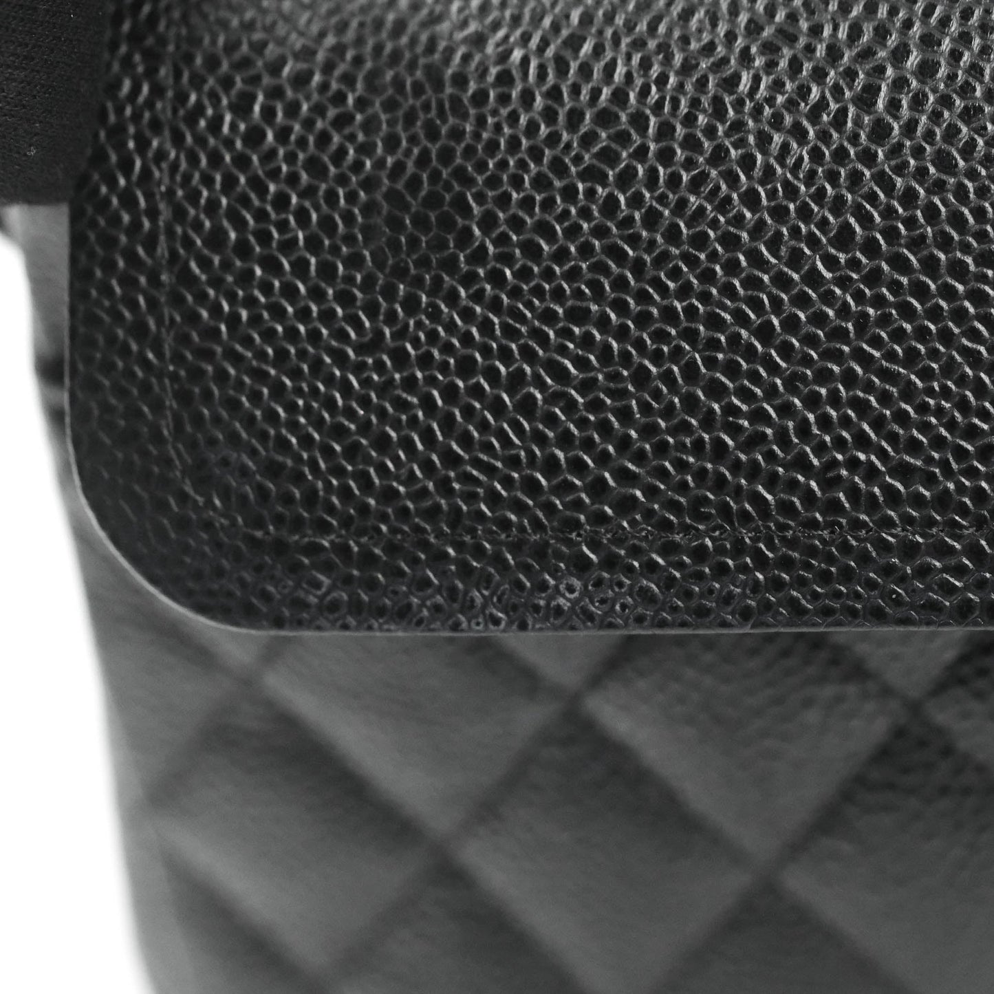 Chanel Classic Medium M/L Flap Black Caviar 24K Gold Hardware