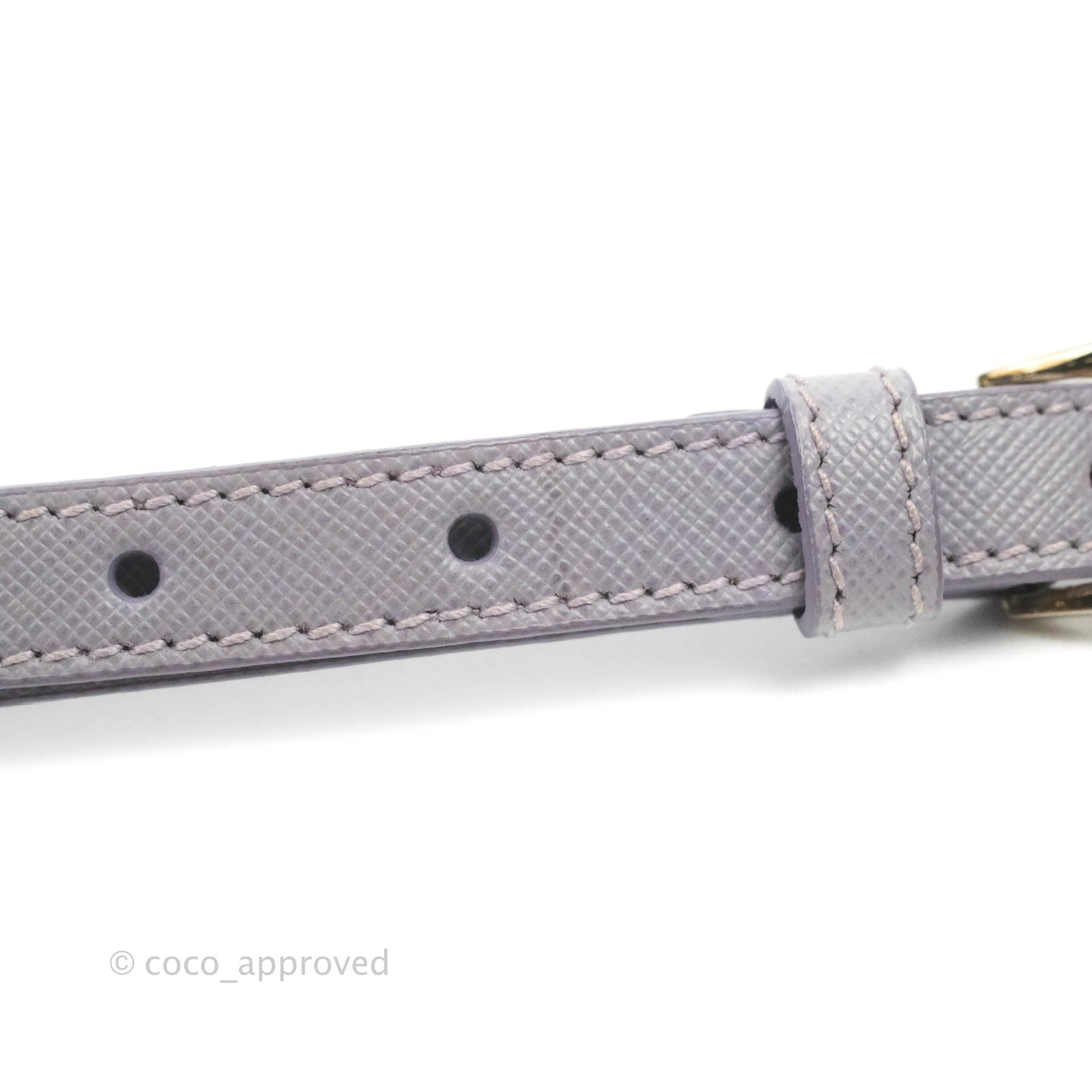 Prada Lilac Lux Convertible Boston Saffiano Leather Mini
