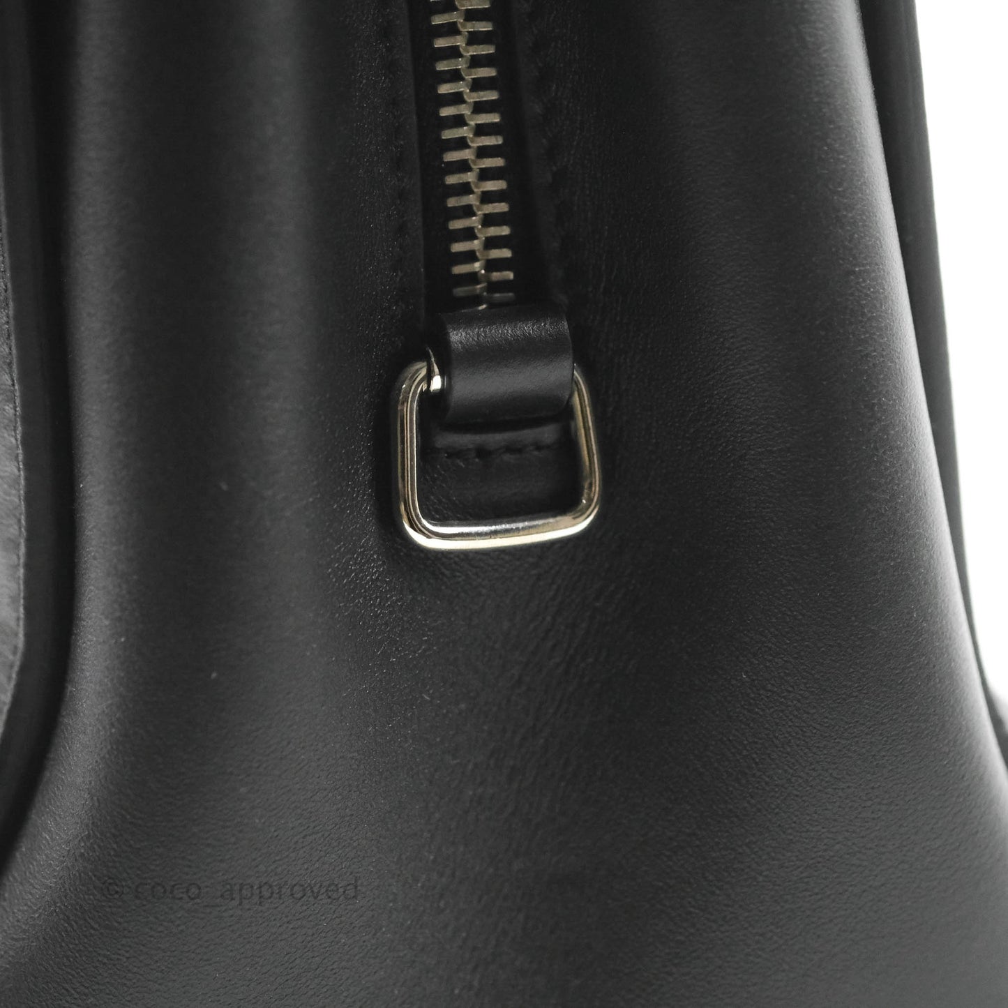 Saint Laurent Larger Jane Bag Black Silver Hardware