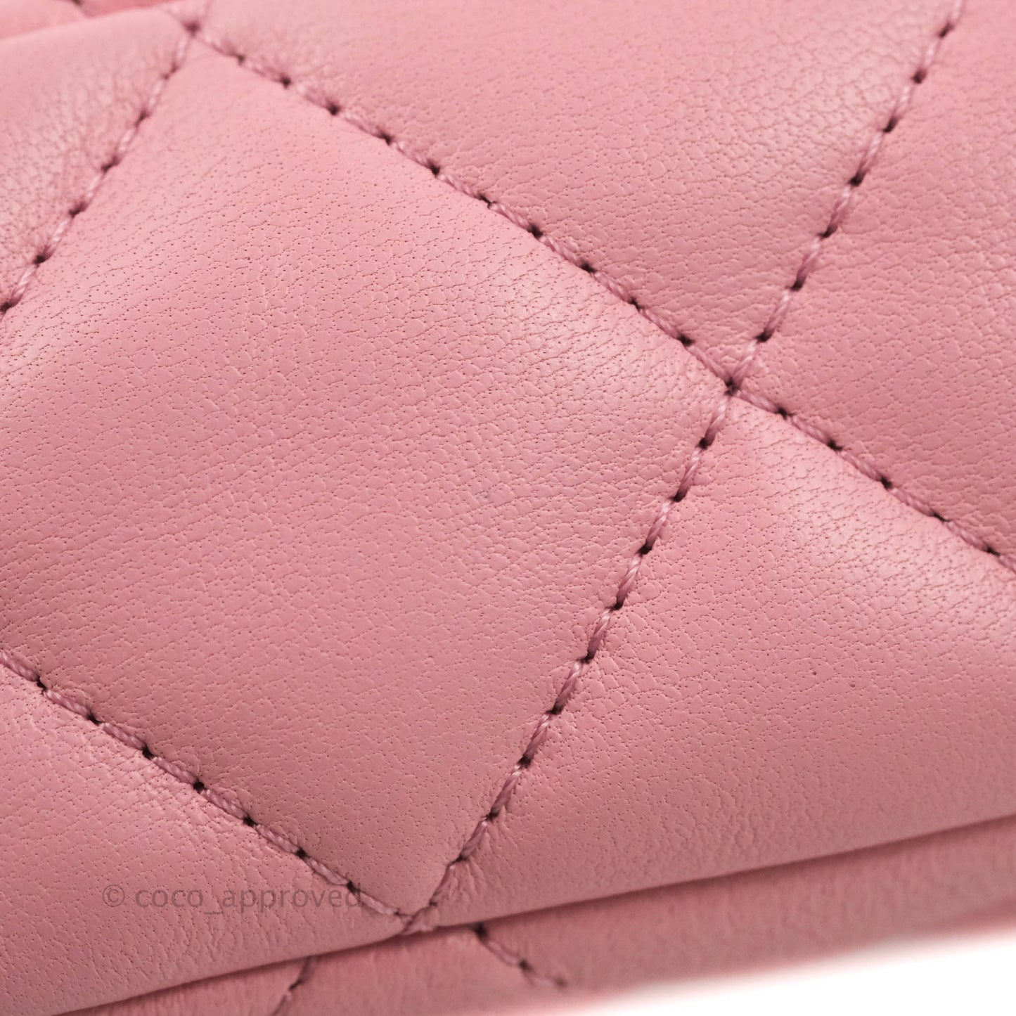 Chanel Quilted CC Chain Hobo Bag Pink Lambskin Aged Gold Hardware