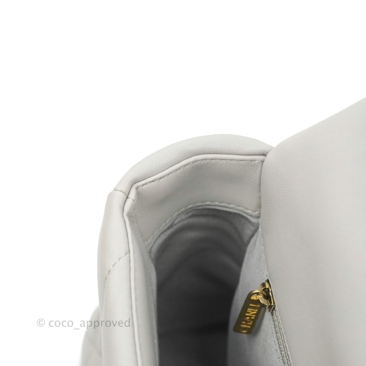 Chanel 19 Small Grey Mixed Hardware 21A